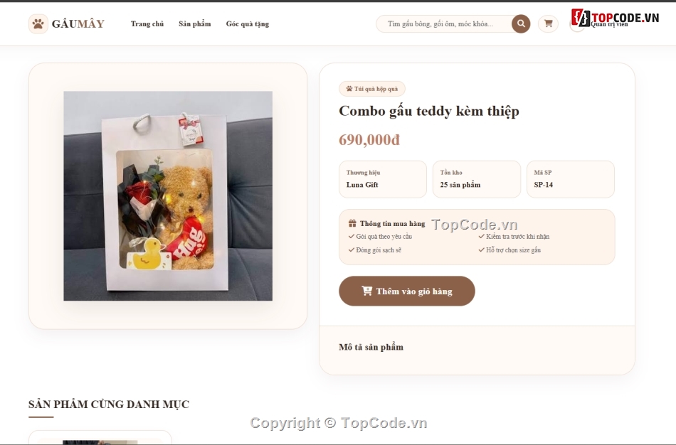 Website php,gấu bông,bán